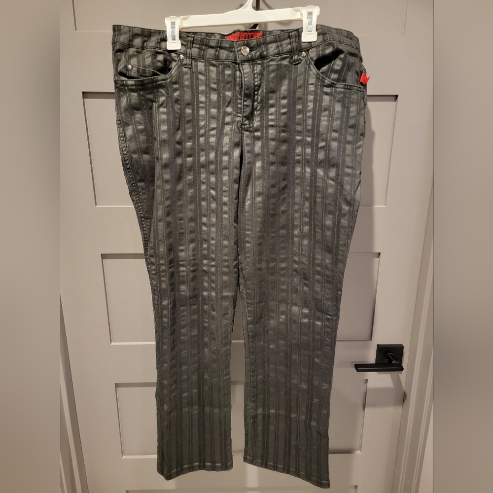 TRIPP NYC Plus Size Stripe Pants Size 24